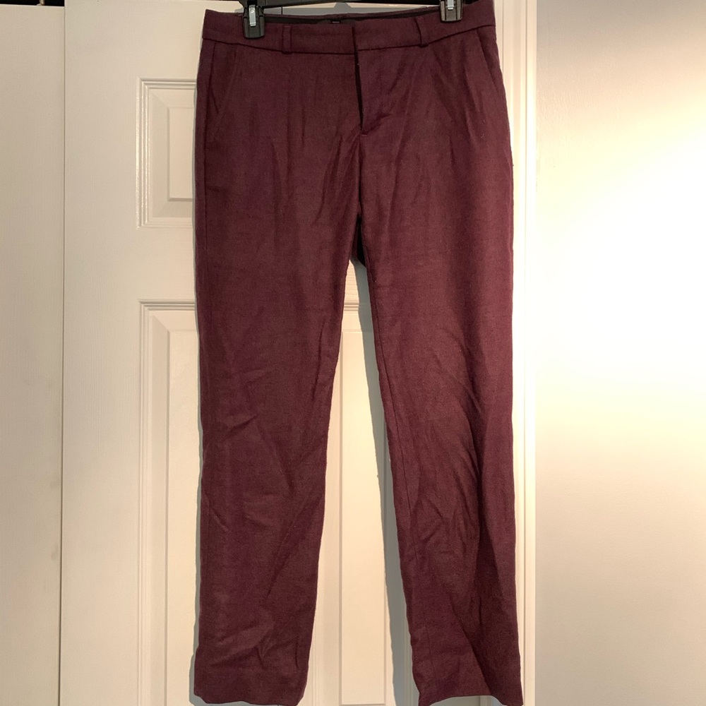 Maroon tweed Ryan pants size 2 short
